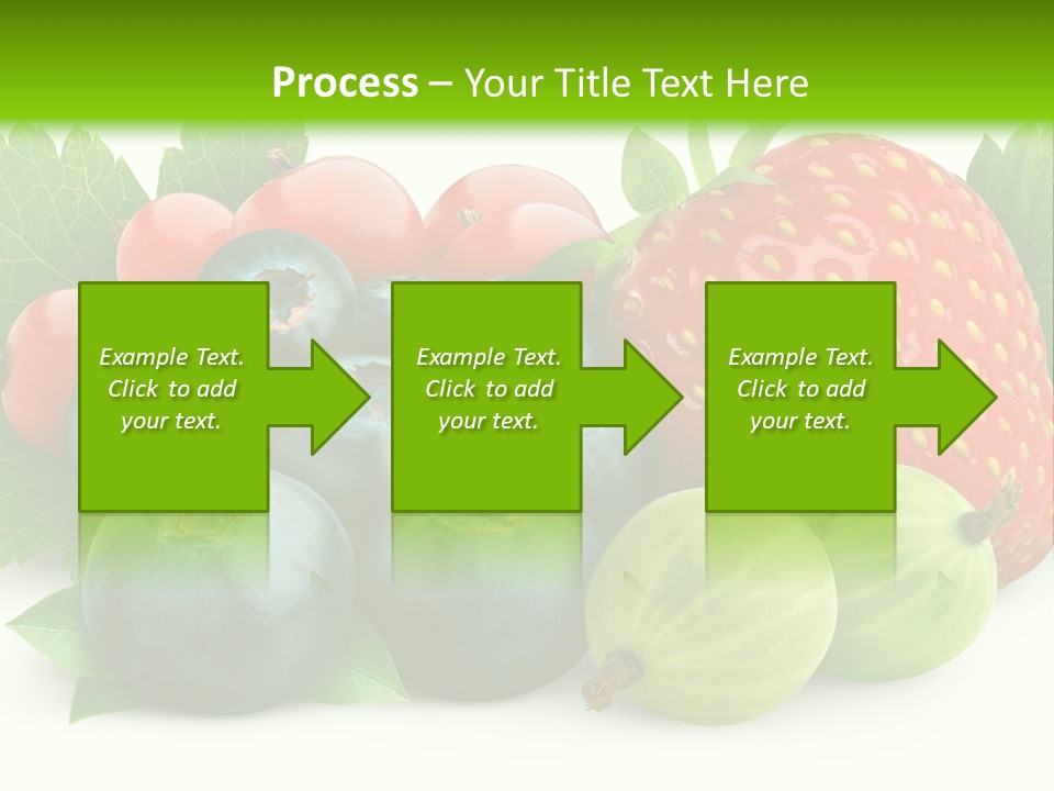 White Seeds Blue PowerPoint Template