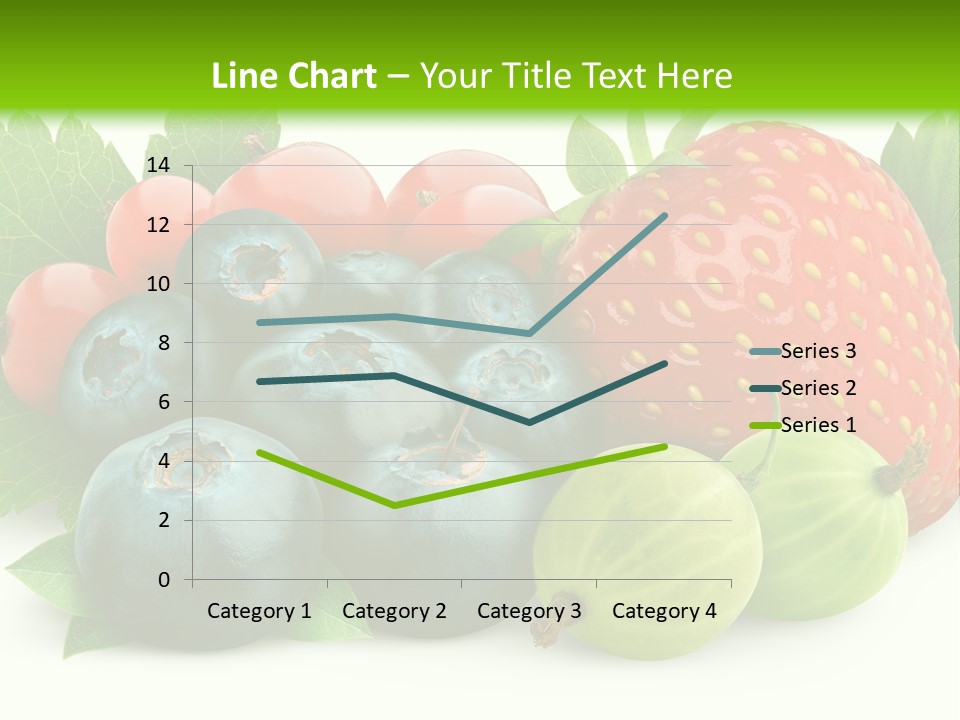 White Seeds Blue PowerPoint Template