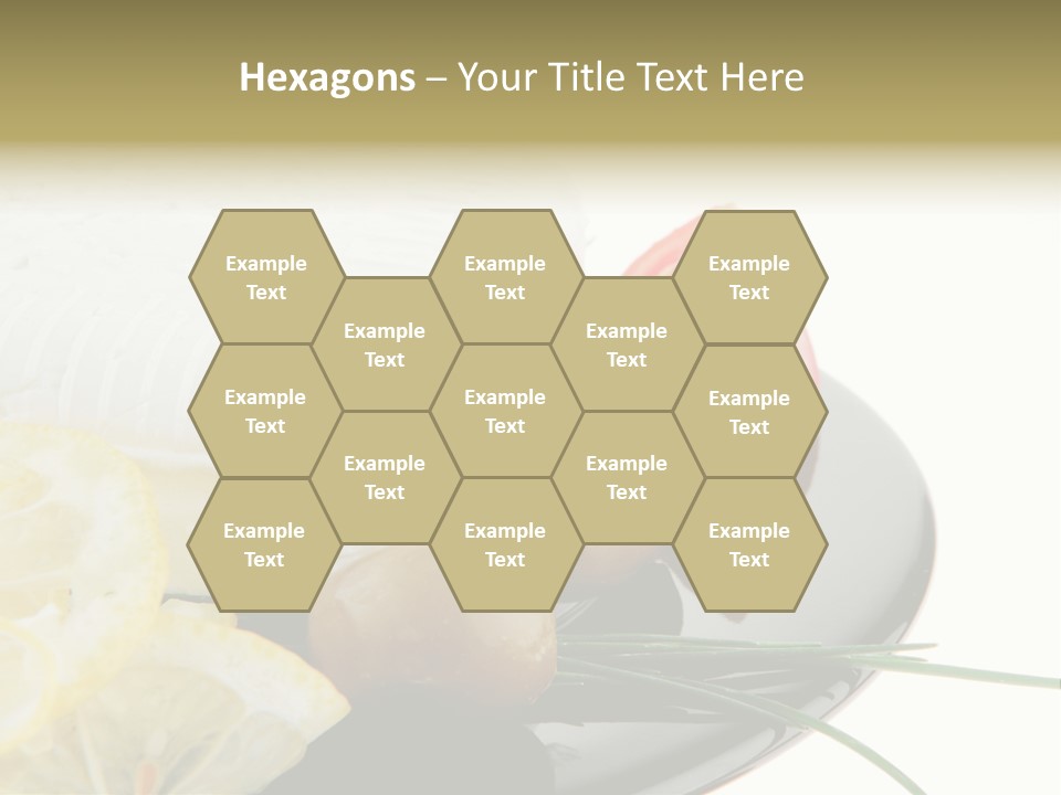 Commercial Delicious Plate PowerPoint Template