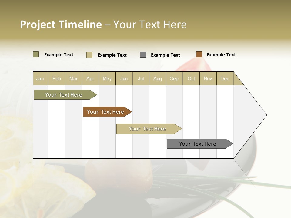 Commercial Delicious Plate PowerPoint Template