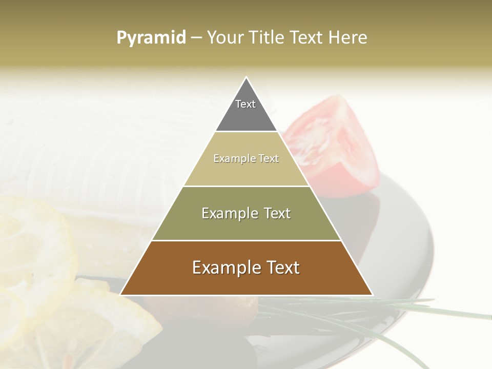 Commercial Delicious Plate PowerPoint Template