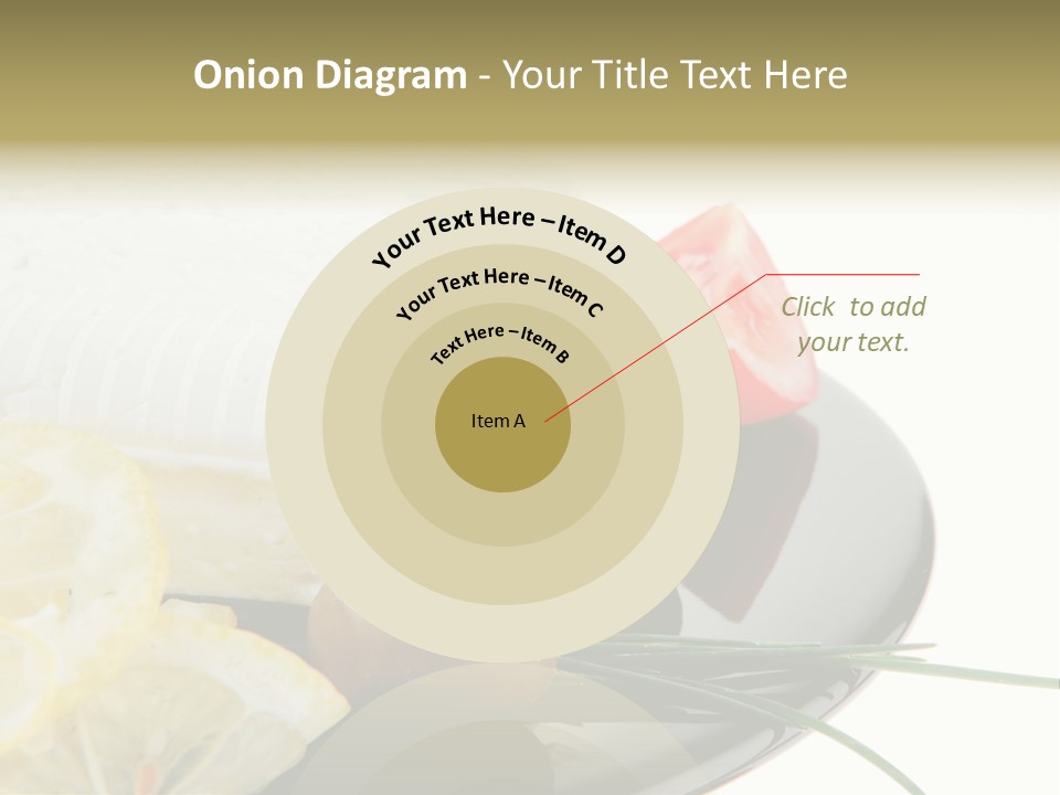 Commercial Delicious Plate PowerPoint Template