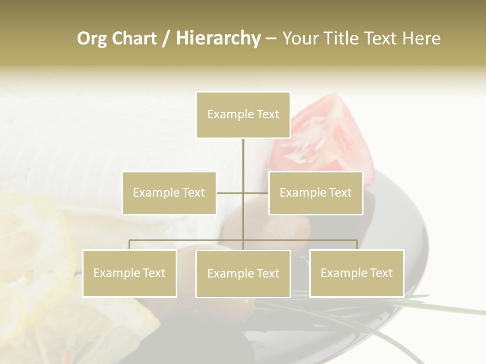 Commercial Delicious Plate PowerPoint Template