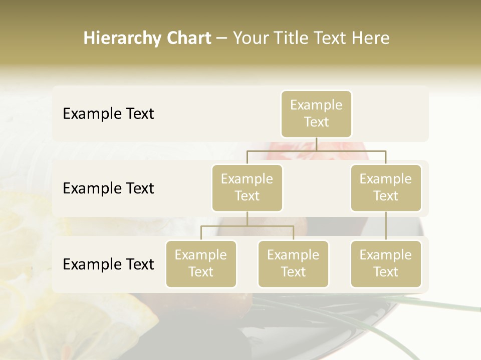 Commercial Delicious Plate PowerPoint Template