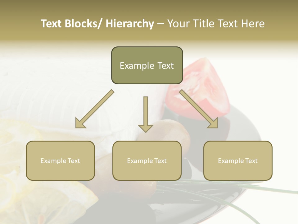 Commercial Delicious Plate PowerPoint Template