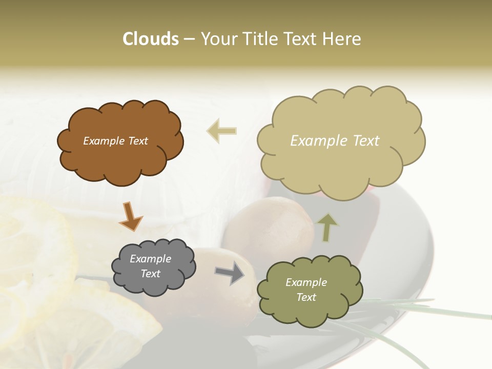 Commercial Delicious Plate PowerPoint Template