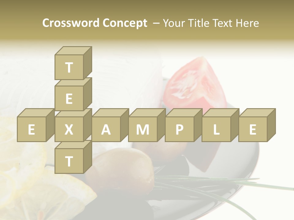 Commercial Delicious Plate PowerPoint Template