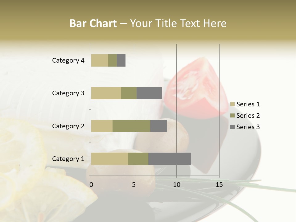 Commercial Delicious Plate PowerPoint Template