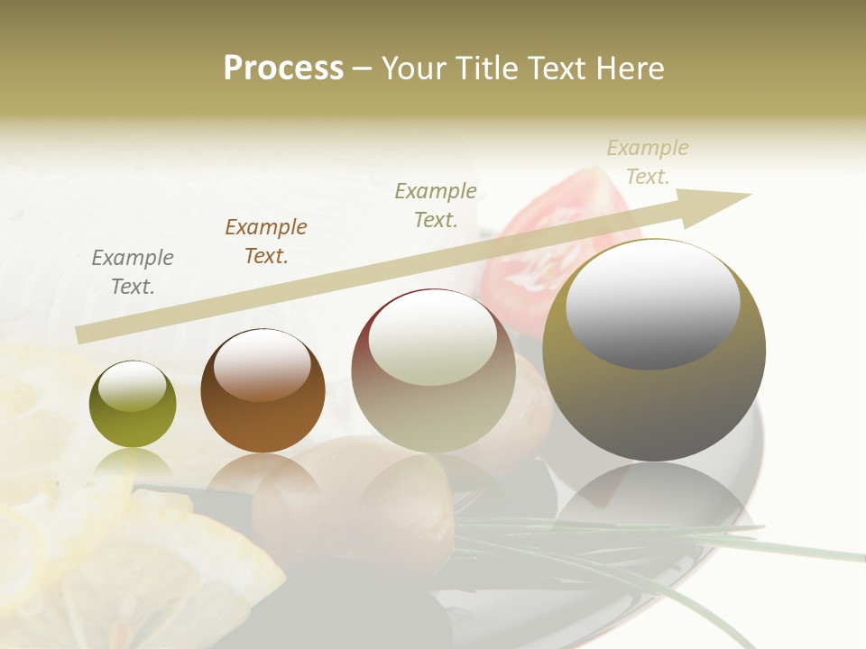 Commercial Delicious Plate PowerPoint Template