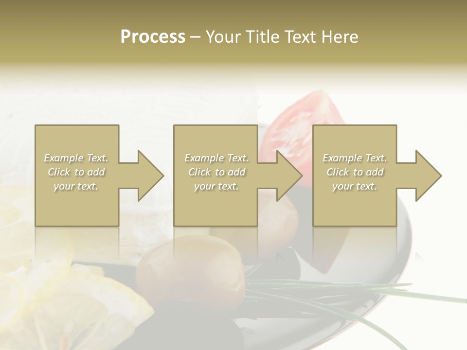 Commercial Delicious Plate PowerPoint Template