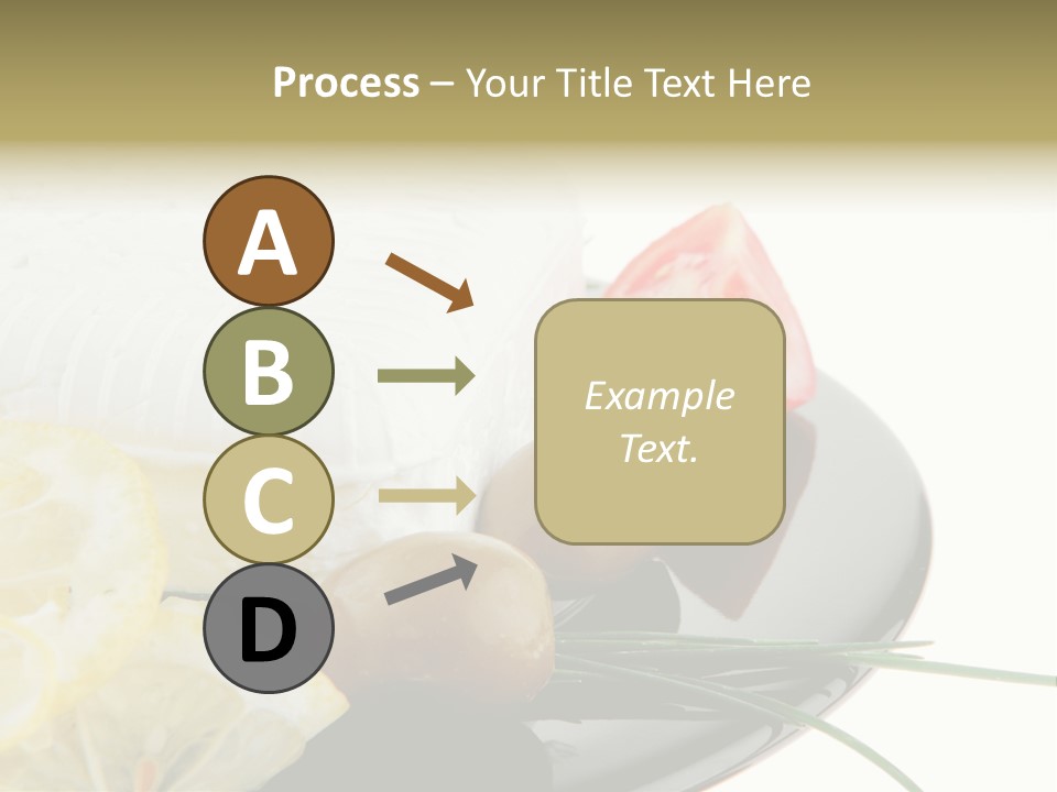 Commercial Delicious Plate PowerPoint Template