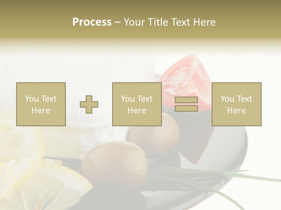 Commercial Delicious Plate PowerPoint Template