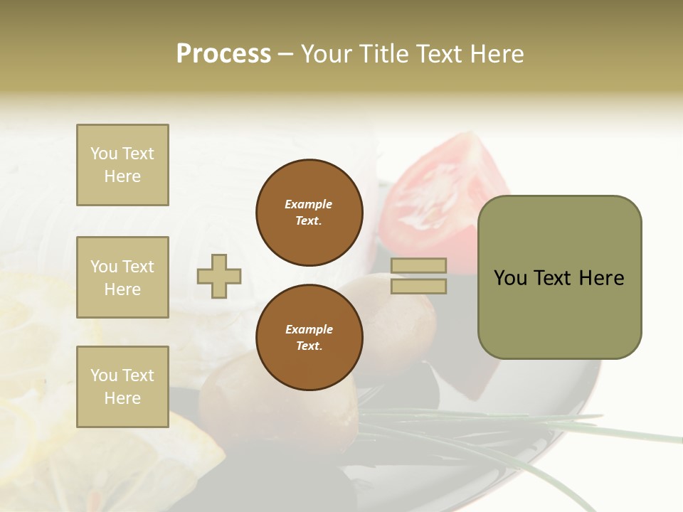 Commercial Delicious Plate PowerPoint Template