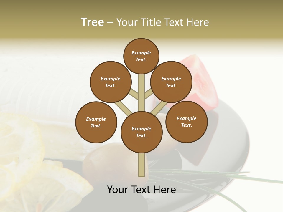 Commercial Delicious Plate PowerPoint Template