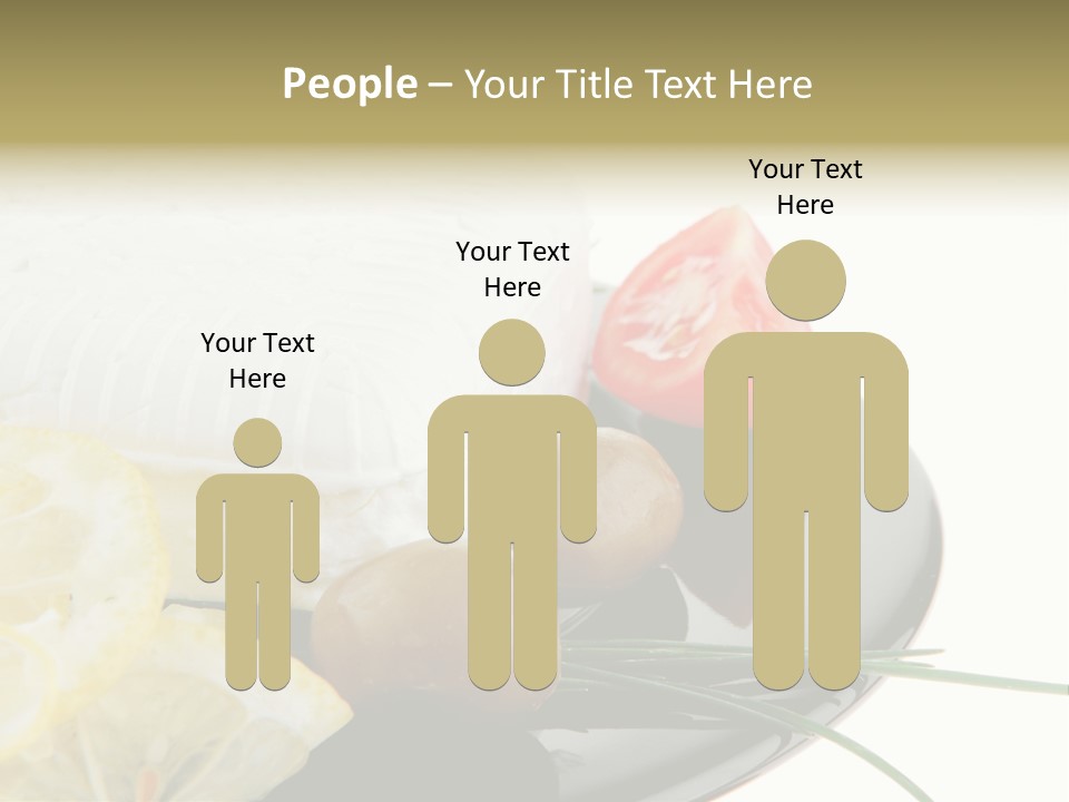 Commercial Delicious Plate PowerPoint Template