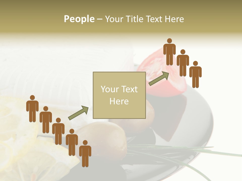 Commercial Delicious Plate PowerPoint Template