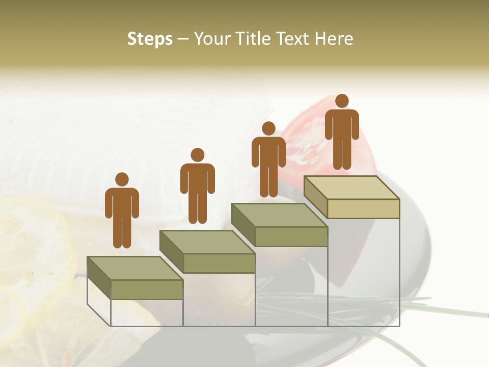 Commercial Delicious Plate PowerPoint Template