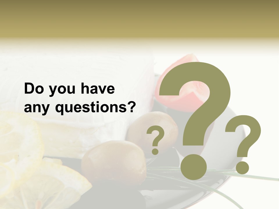 Commercial Delicious Plate PowerPoint Template