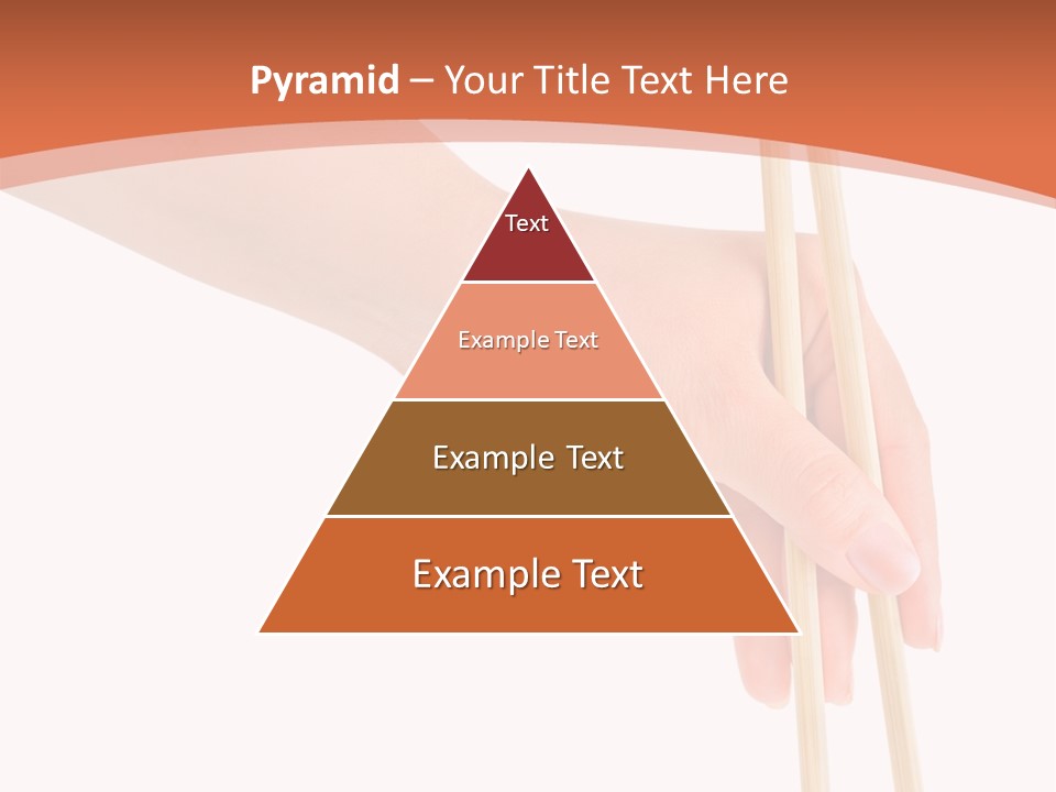 Wood Oriental Flatware PowerPoint Template