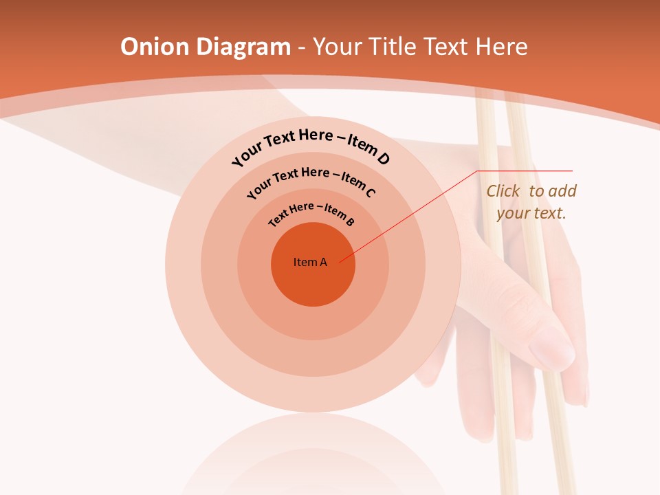 Wood Oriental Flatware PowerPoint Template
