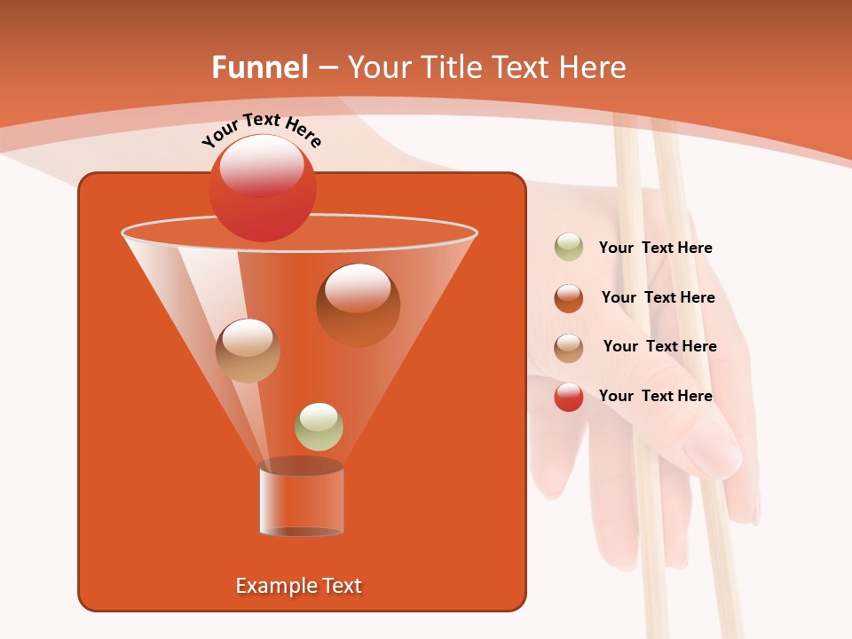 Wood Oriental Flatware PowerPoint Template