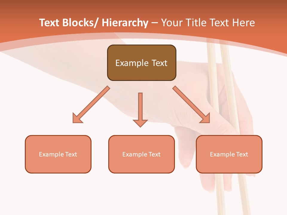 Wood Oriental Flatware PowerPoint Template
