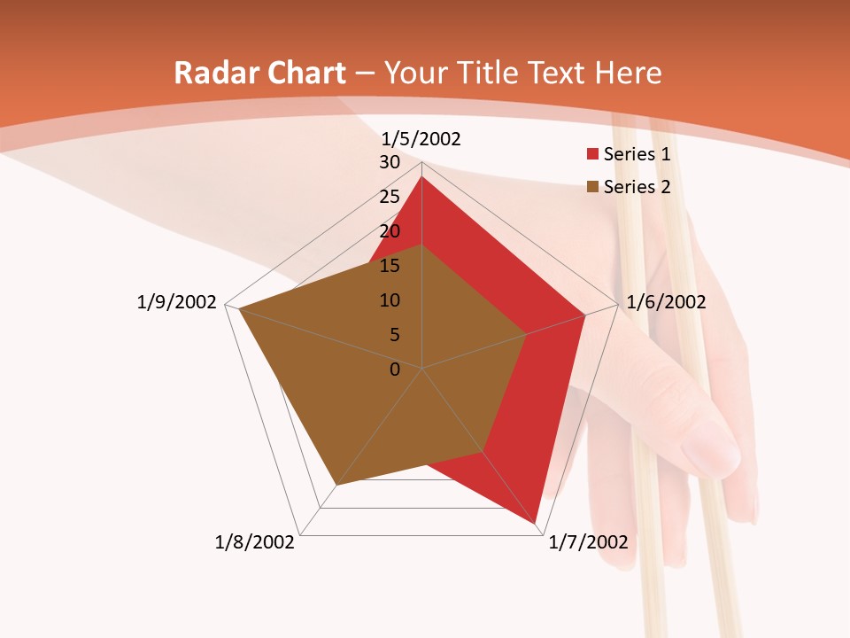Wood Oriental Flatware PowerPoint Template