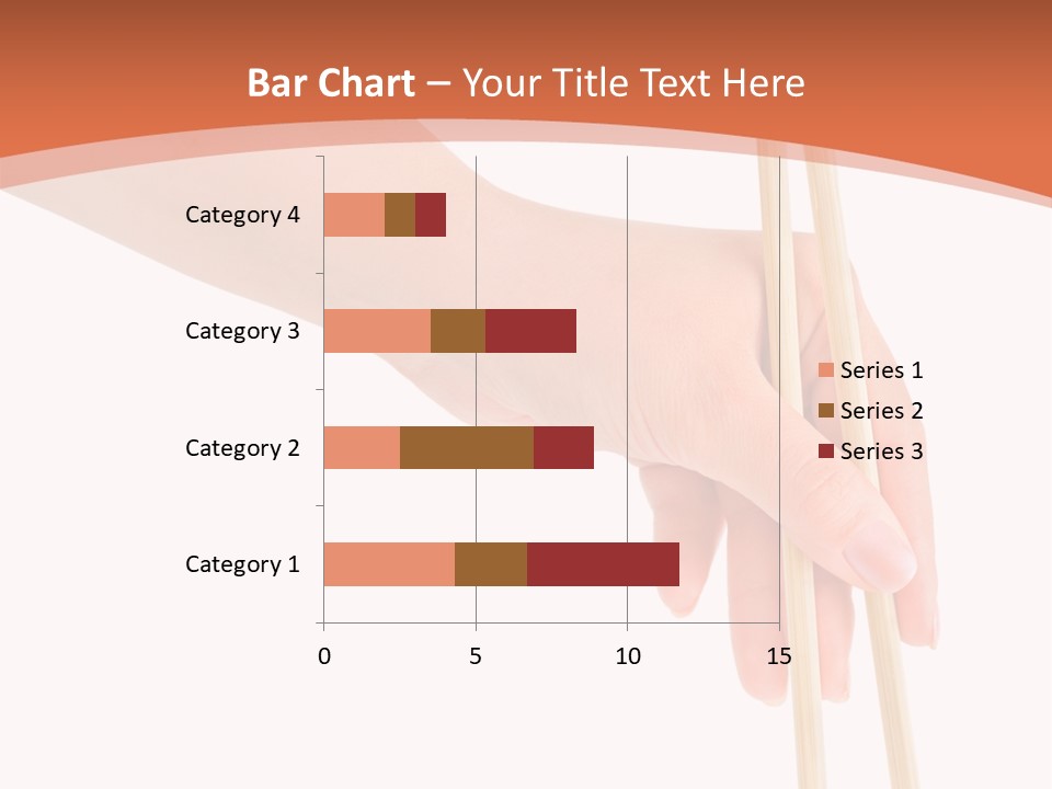 Wood Oriental Flatware PowerPoint Template