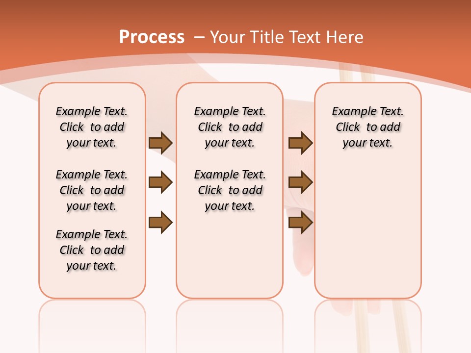 Wood Oriental Flatware PowerPoint Template