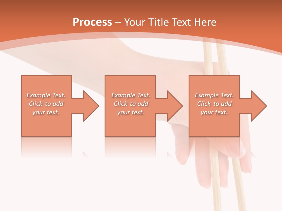 Wood Oriental Flatware PowerPoint Template
