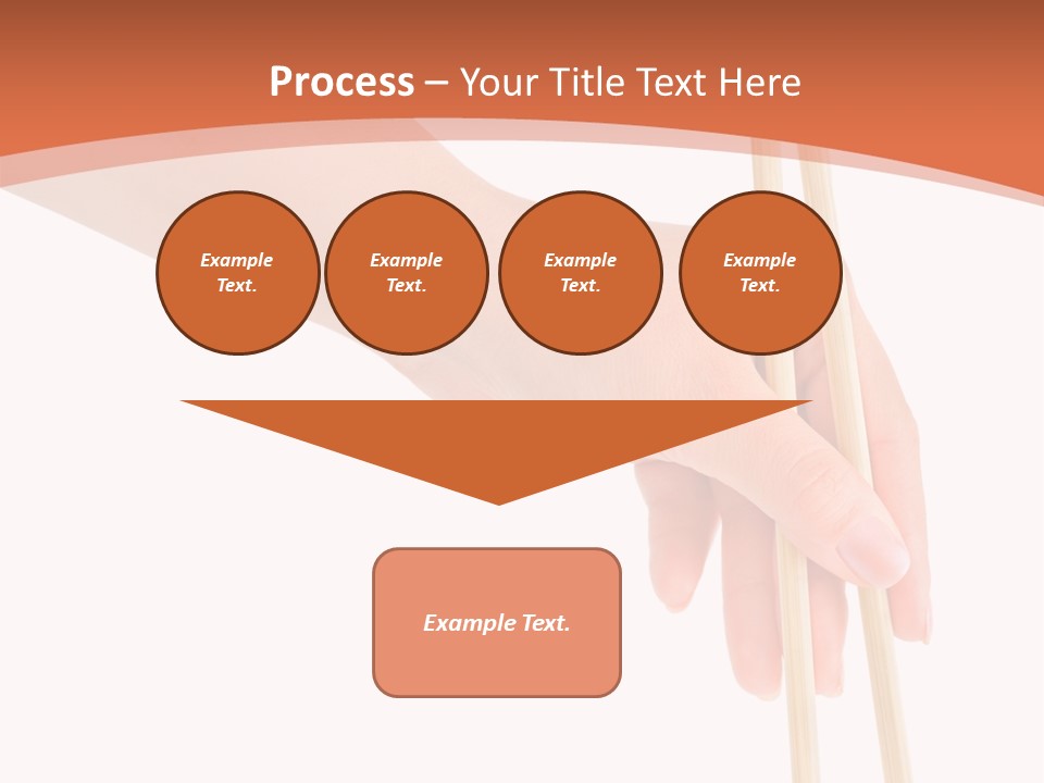 Wood Oriental Flatware PowerPoint Template