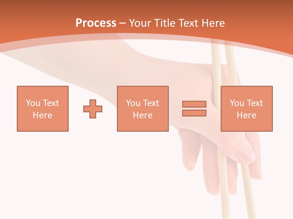 Wood Oriental Flatware PowerPoint Template