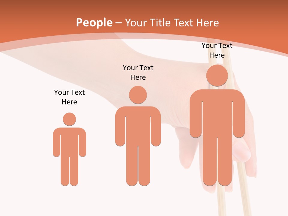 Wood Oriental Flatware PowerPoint Template