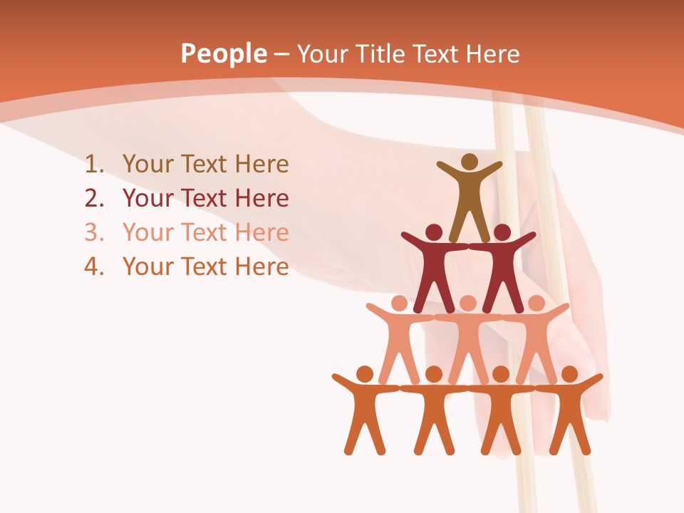 Wood Oriental Flatware PowerPoint Template