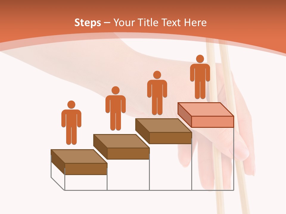 Wood Oriental Flatware PowerPoint Template