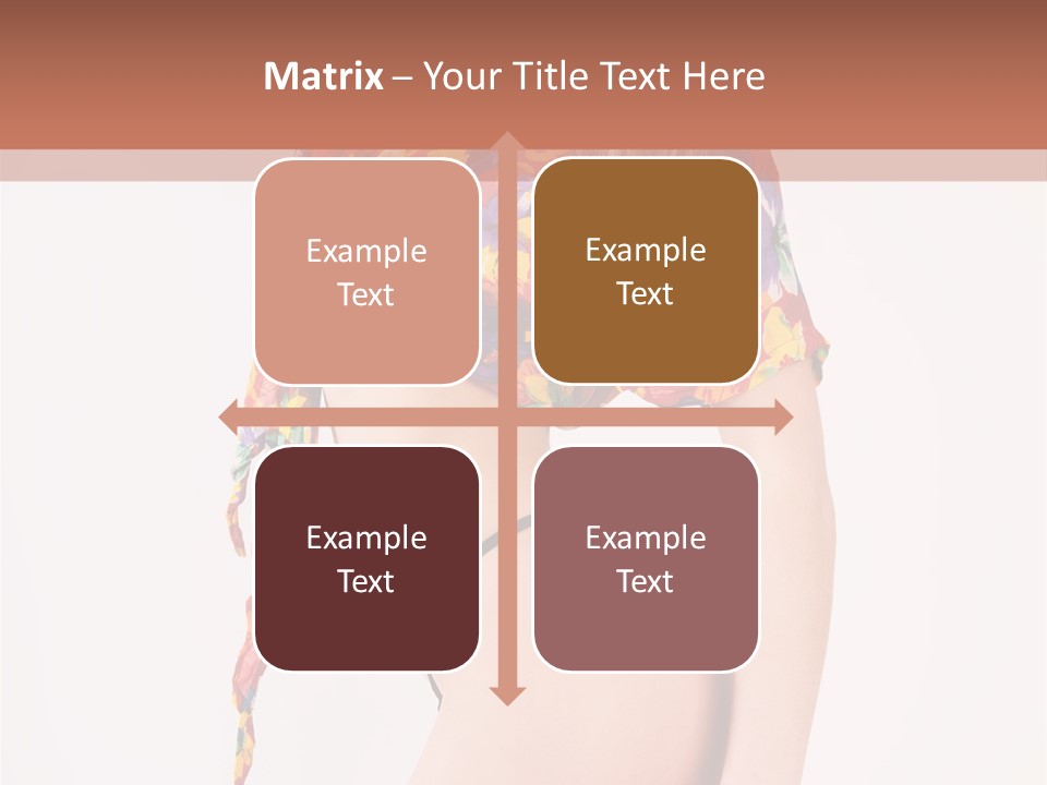 Costume Legs Bikini PowerPoint Template