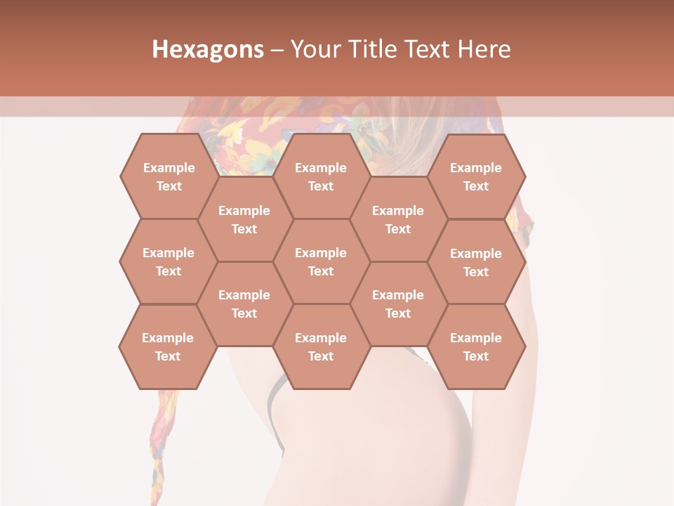 Costume Legs Bikini PowerPoint Template