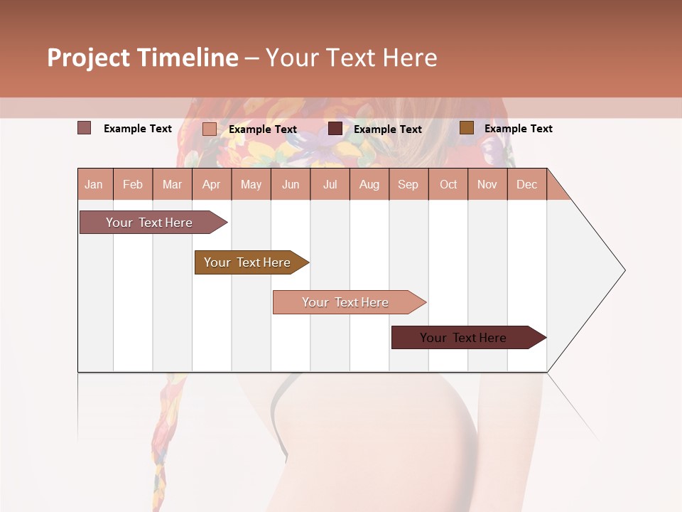 Costume Legs Bikini PowerPoint Template