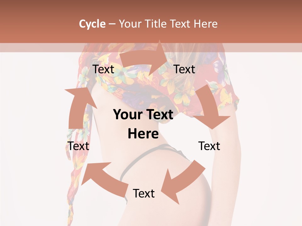 Costume Legs Bikini PowerPoint Template