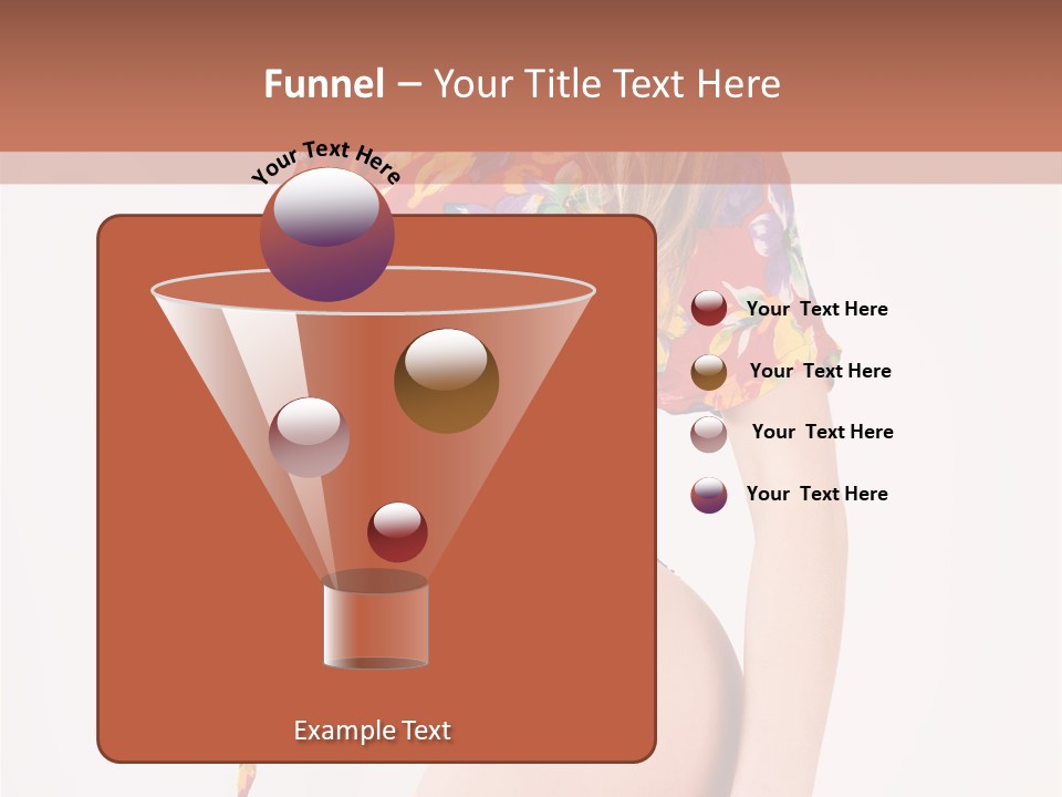 Costume Legs Bikini PowerPoint Template