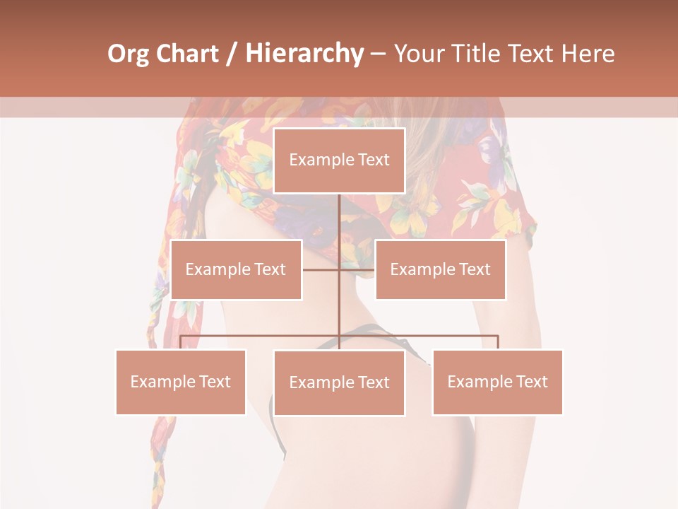 Costume Legs Bikini PowerPoint Template