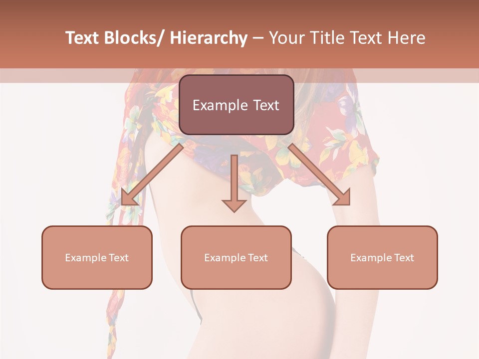 Costume Legs Bikini PowerPoint Template