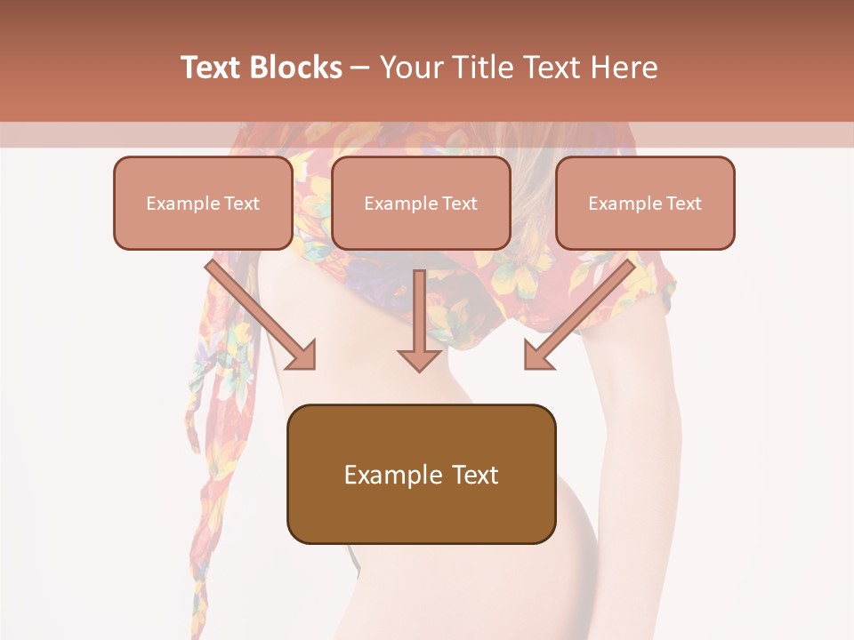 Costume Legs Bikini PowerPoint Template