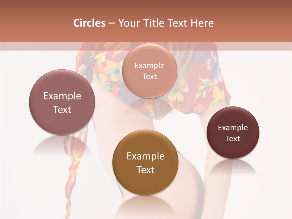 Costume Legs Bikini PowerPoint Template