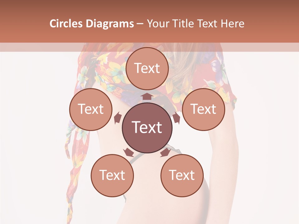 Costume Legs Bikini PowerPoint Template