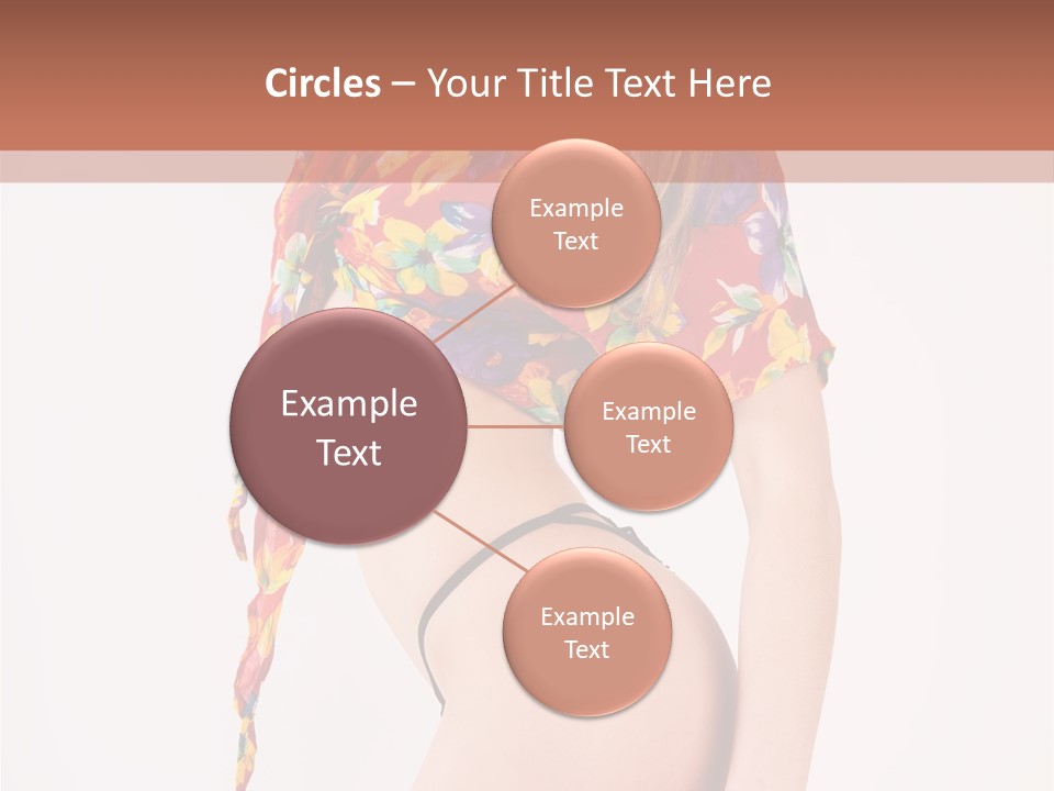 Costume Legs Bikini PowerPoint Template