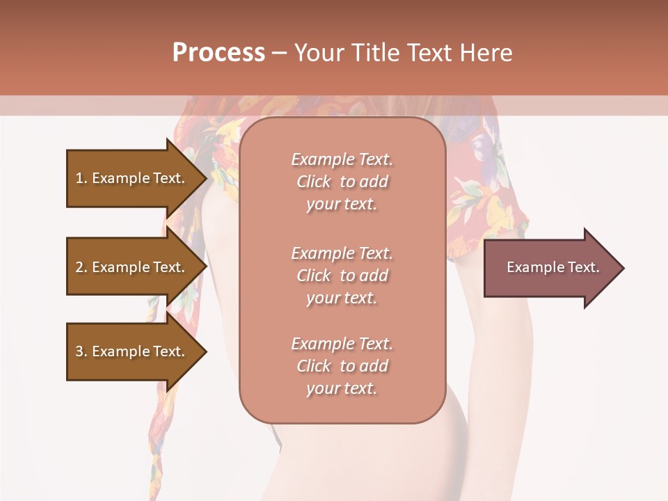 Costume Legs Bikini PowerPoint Template