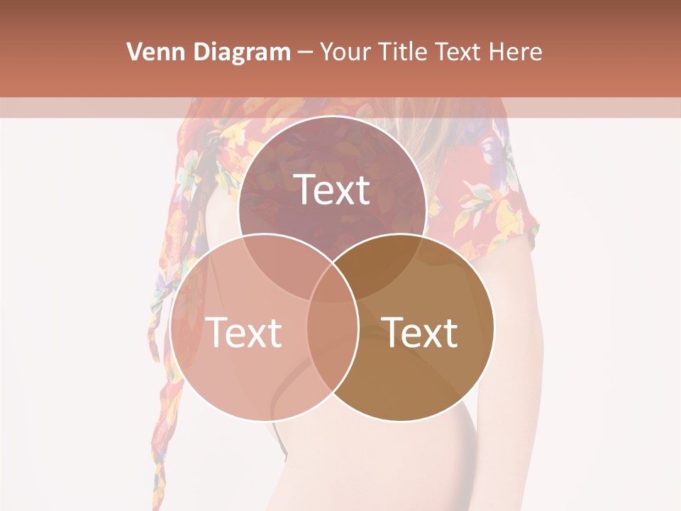 Costume Legs Bikini PowerPoint Template