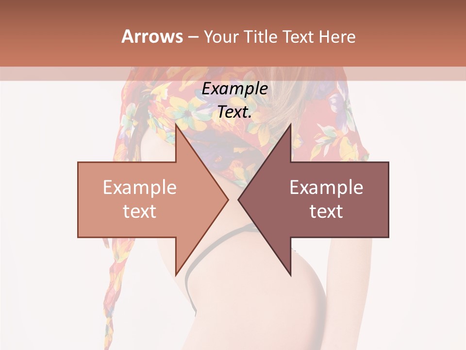 Costume Legs Bikini PowerPoint Template