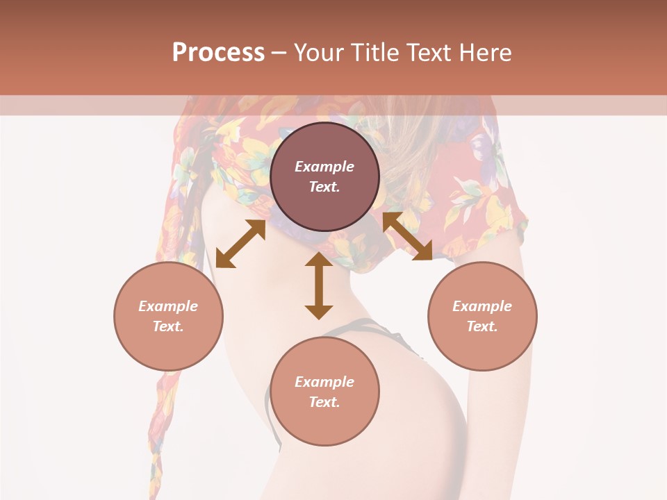 Costume Legs Bikini PowerPoint Template